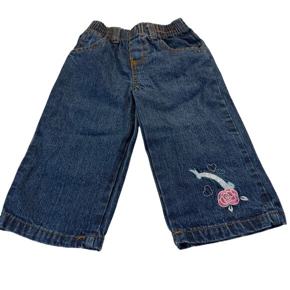BonBebe Toddler Girl 3T Jeans 100% Cotton - Picture 1 of 4
